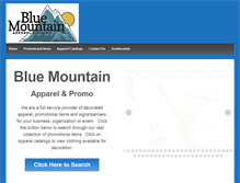Tablet Screenshot of bluemountainap.com